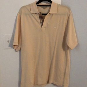 Burberry London Men Beige Polo Shirt M Nova Check